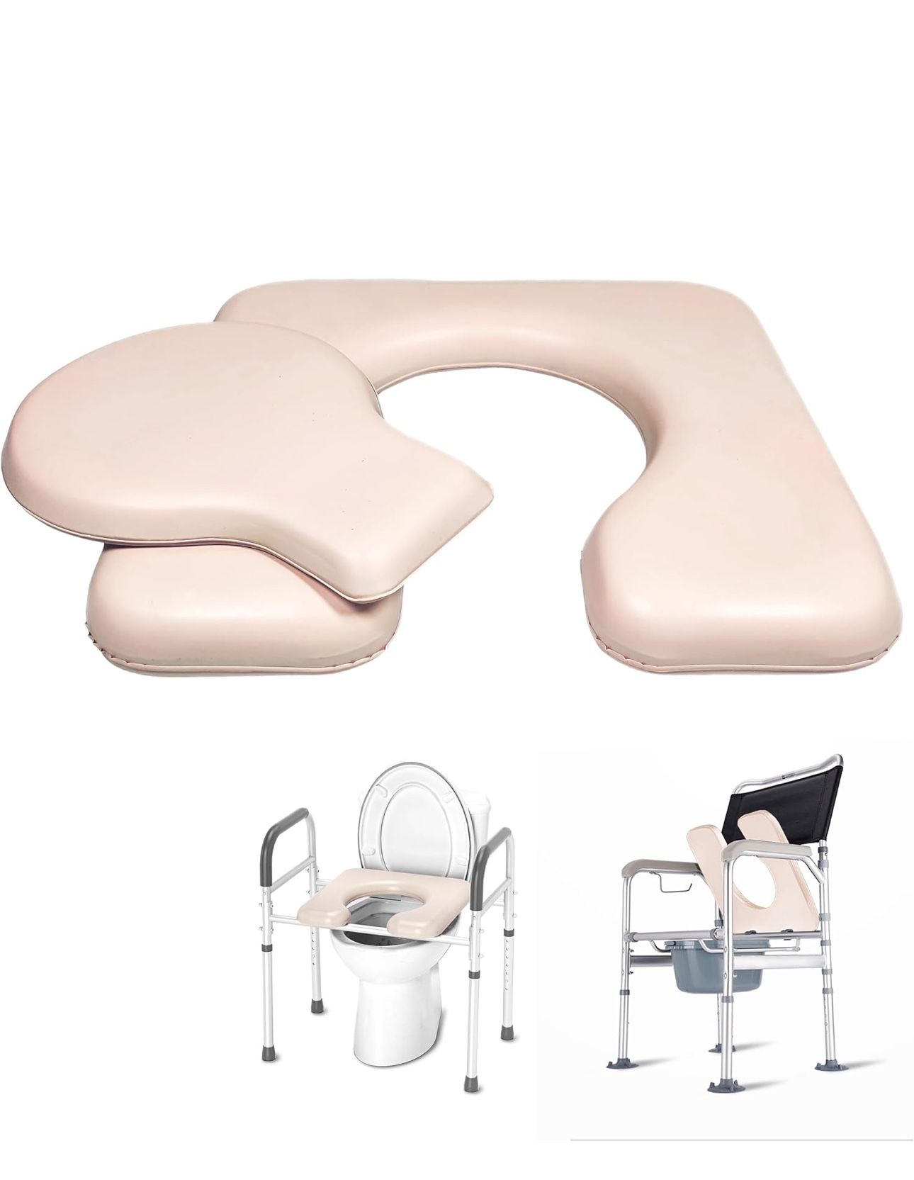 Raised Toilet Seat Cushion