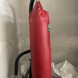 Pro Boxing Bag With Everlast Stand 