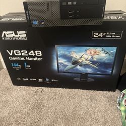 monitor plus the  screen 