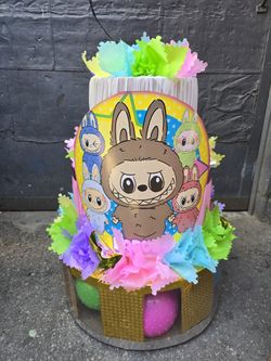 Labubu Piñata With Balls For Birthday Parties 