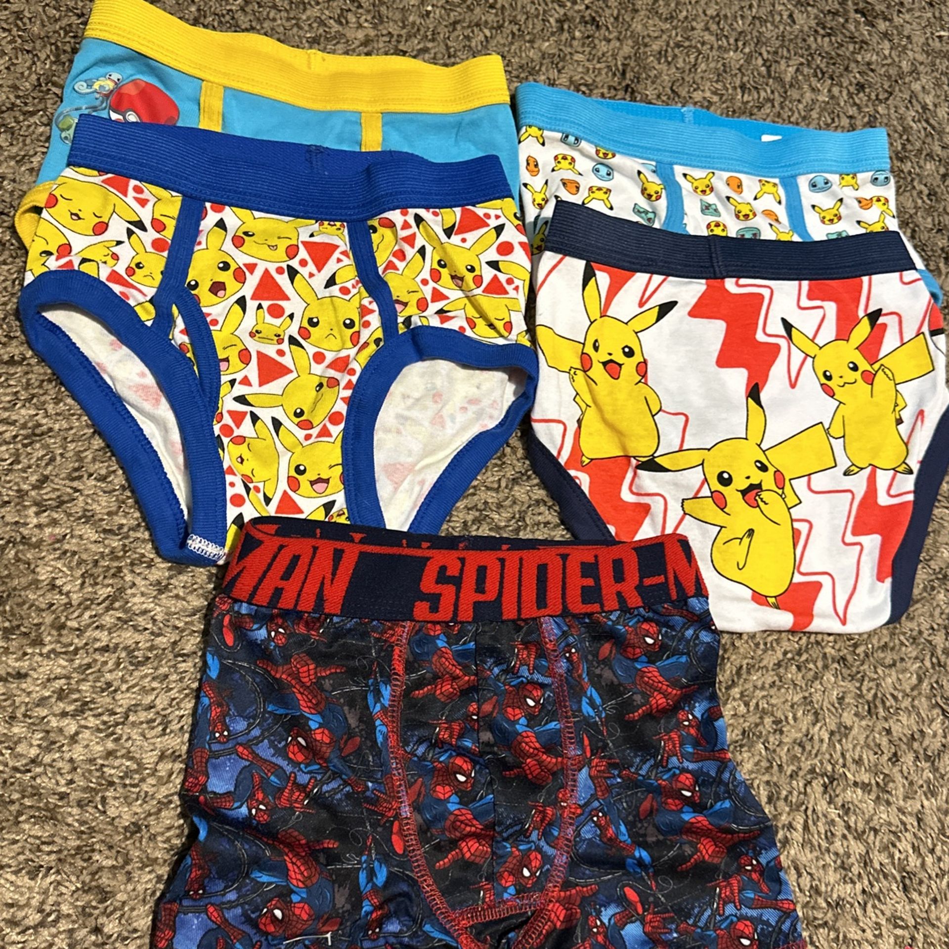Boys Sz 6 Pokemon Underwear