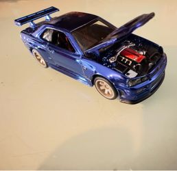 Hot Wheels RLC Skyline R34 Blue