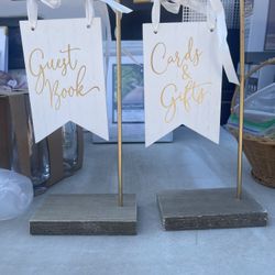 Guest Book & Cards/gift Signs 