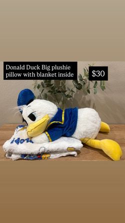 Donald Duck Large Plush Pillow with Blanket