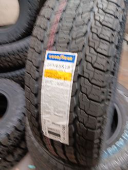 New set of tires 265 65 18 Goodyear