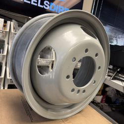 4 wheels 16 inch 16x6 Allied X45334 Grey rim 8x6.5 8x165.1 +136 Dually Steel