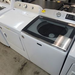 Maytag Top Load Washer With Agitator And Gas Dryer Set 