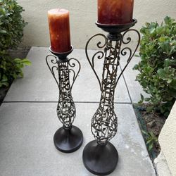 Candle Holders From Pottery Barn