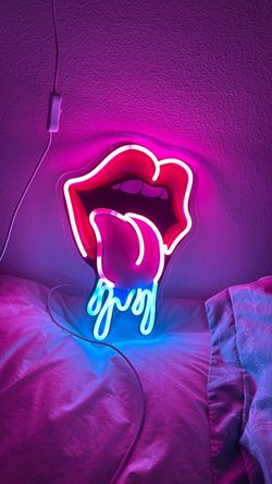 Cool, neon light with switch