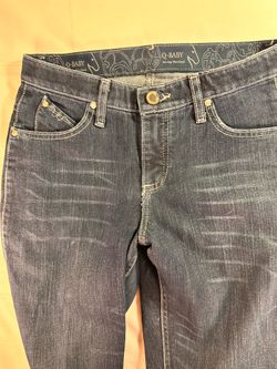 Wrangler Q-Baby No Gap Waistband Jeans - Dark Wash - Size 3/4 x 34