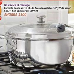 Caldero 10qts Vida Sna Princess House Nuevo En Caja $180