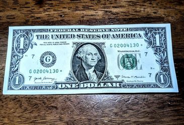 *STAR NOTE* United States $1 Dollar Bill 2017A STAR* 