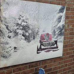 Picture Of A Winter Wonderland Snowy Day