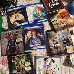 Disney Blu Ray DVD Movies 