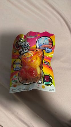 Tie dye bear squishy