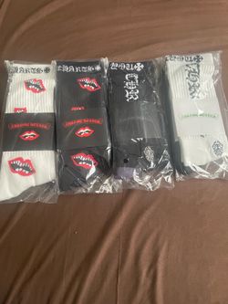Chrome heart socks