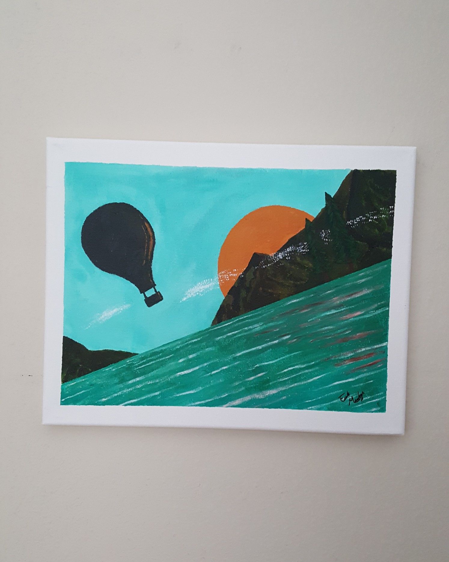 Acrylic painting