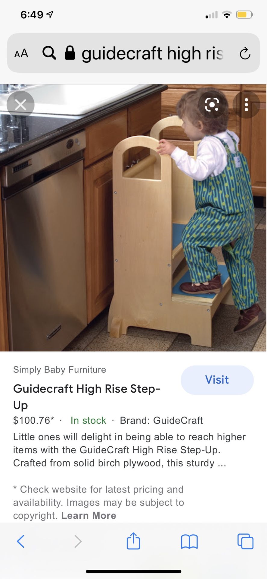 High Rise Step Stool 