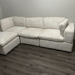 Beige Sectional For Sale!