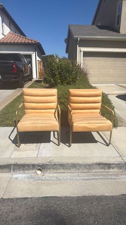 Leather chairs