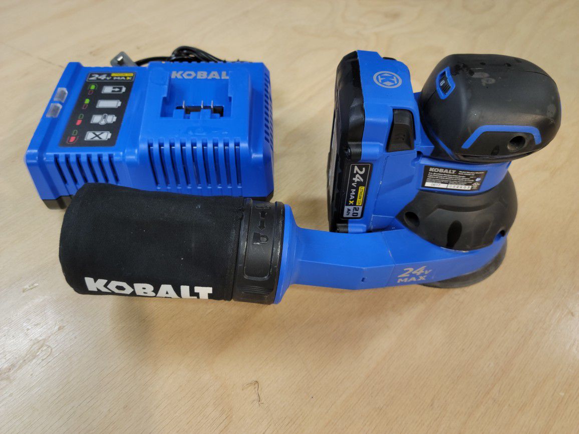 Cordless Sander With Battery And Charger