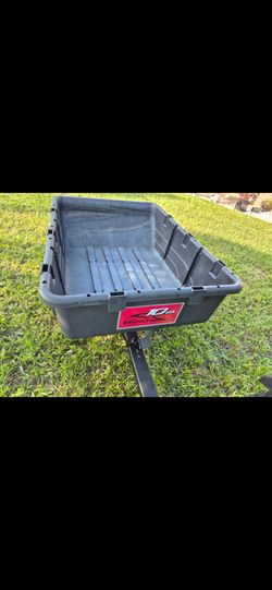 Mower pull behind trailer
