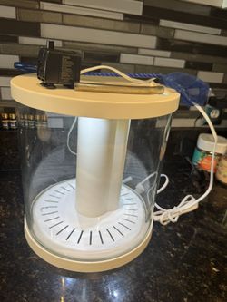 Fish Tank 3 Gallon - White