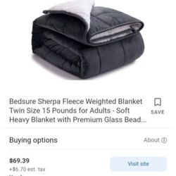 TWIN New Bedsure Gray TWIN Weighted Blanket