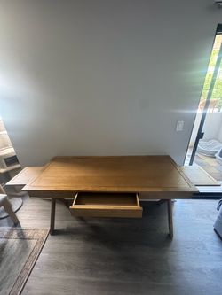 Wood desk