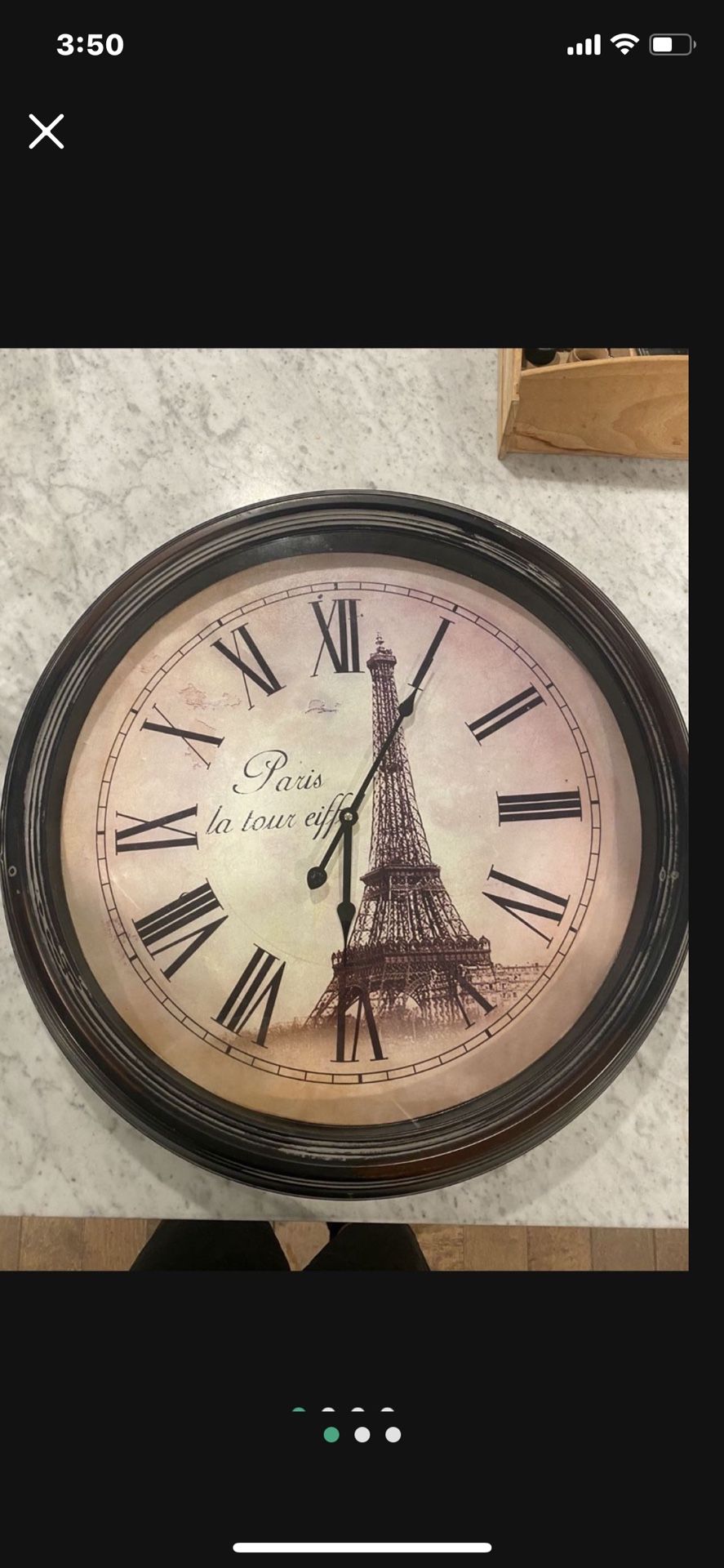 Decorative Pier 1 clock