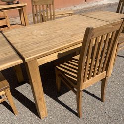Rustic Table  Chairs  
