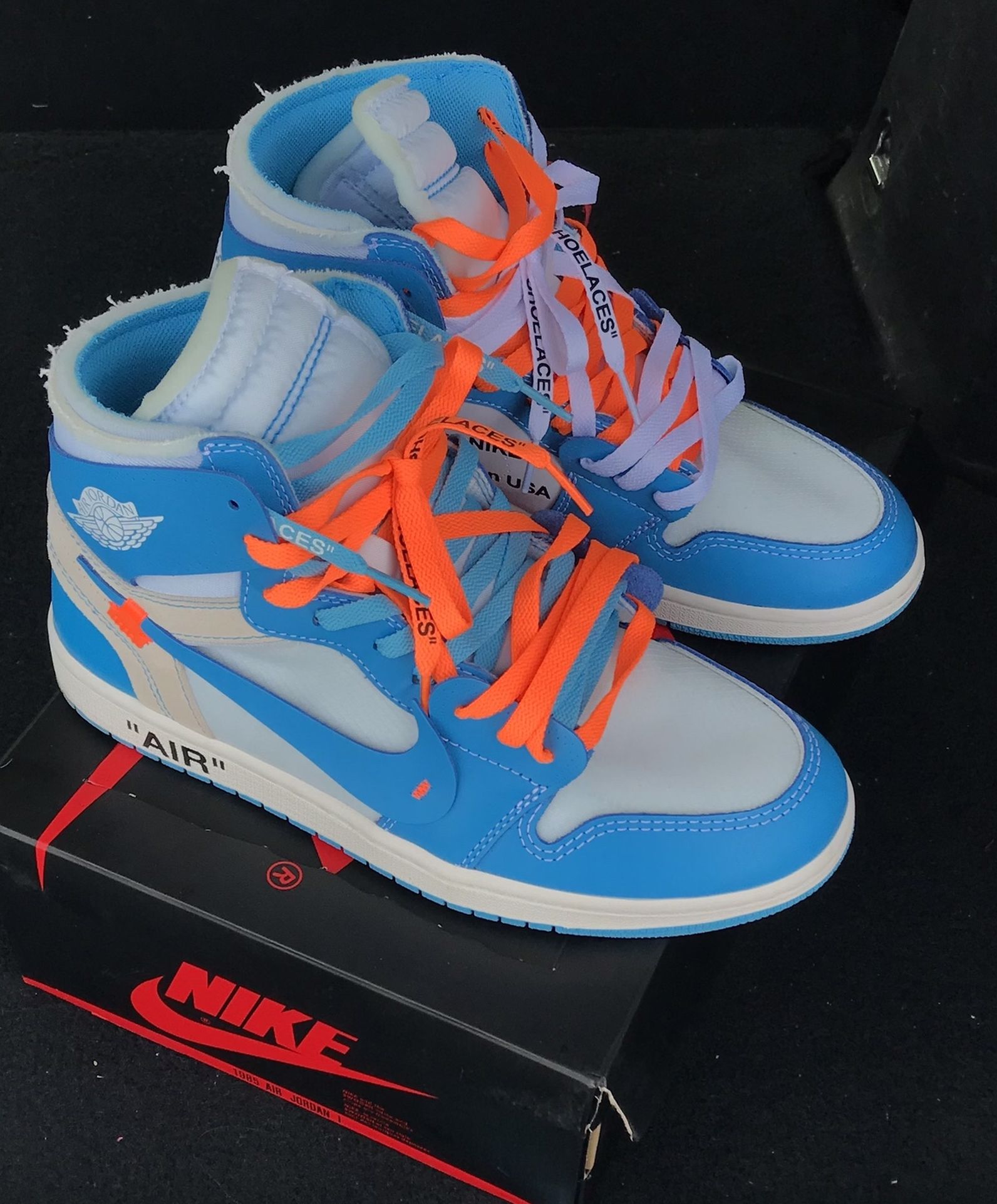 Off White X Air Jordan 1 UNC Blue