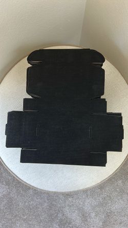 5.5*4*1.5 Inches Black Small Shipping Boxes, Cardboard Corrugated Gift Mailer Boxes for Packaging Small Business Mailing