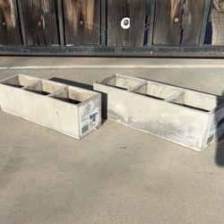 Pair Of Succulent Planters