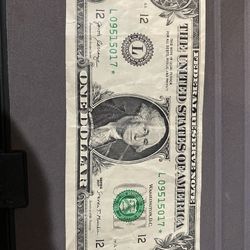 $1 Series 2017 Star Note