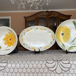 Italian Hand Made Ceramics ,serving Pieces