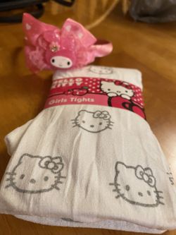 Hello Kitty Headband and New with Tags Hello Kitty Tights M/L