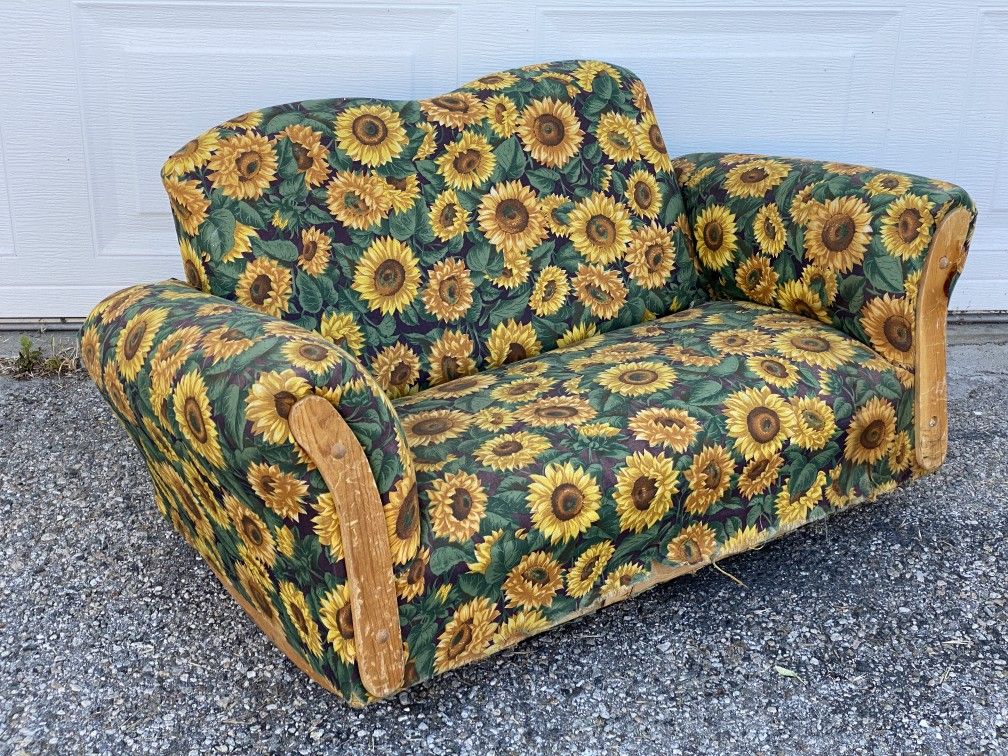 Kids Floral Rocking Sofa