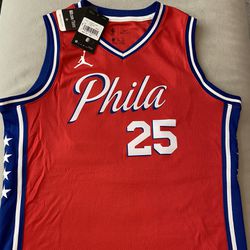 Nike swingman Jersey NBA Basketball Ben Simmons #25 Philadelphia