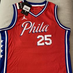 Nike swingman Jersey NBA Basketball Ben Simmons #25 Philadelphia