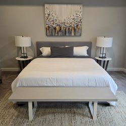 King Bed With Mattress And Box Spring