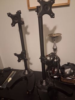 $50.00 each: Vertical Dual Monitor Stands (heavy duty)