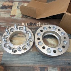 PHILTOP 8x6.5 1.5" Wheel Spacers for Silverado 1500,2 Pcs Hub Centric Wheel Spacers with 117mm Hub Bore M14x1.5 Studs fit for Silverado 2500 HD, Sierr