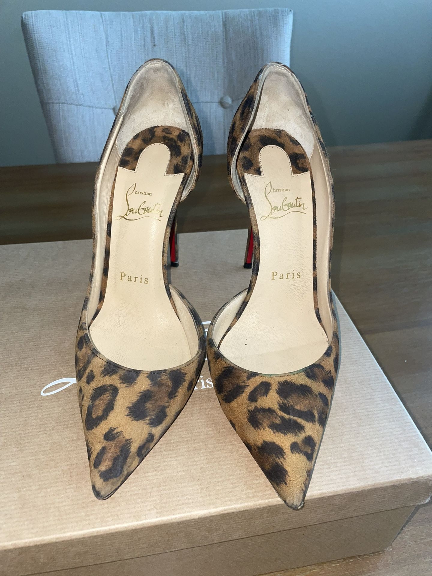 Christian Louboutin’s Leopard Print Heels
