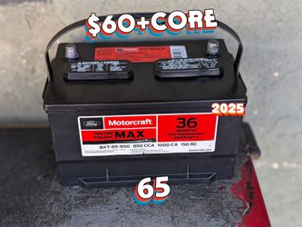 Car Battery Group Size 65
