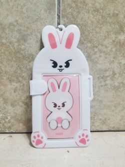 Stray Kids/Skzoo New Non Official Leebit Skzoo Photo Card Holder w Keychain