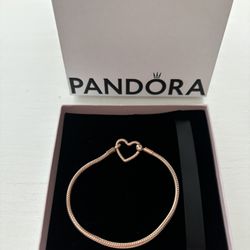 Brand New Pandora Bracelet & Charm 7.5 Inch