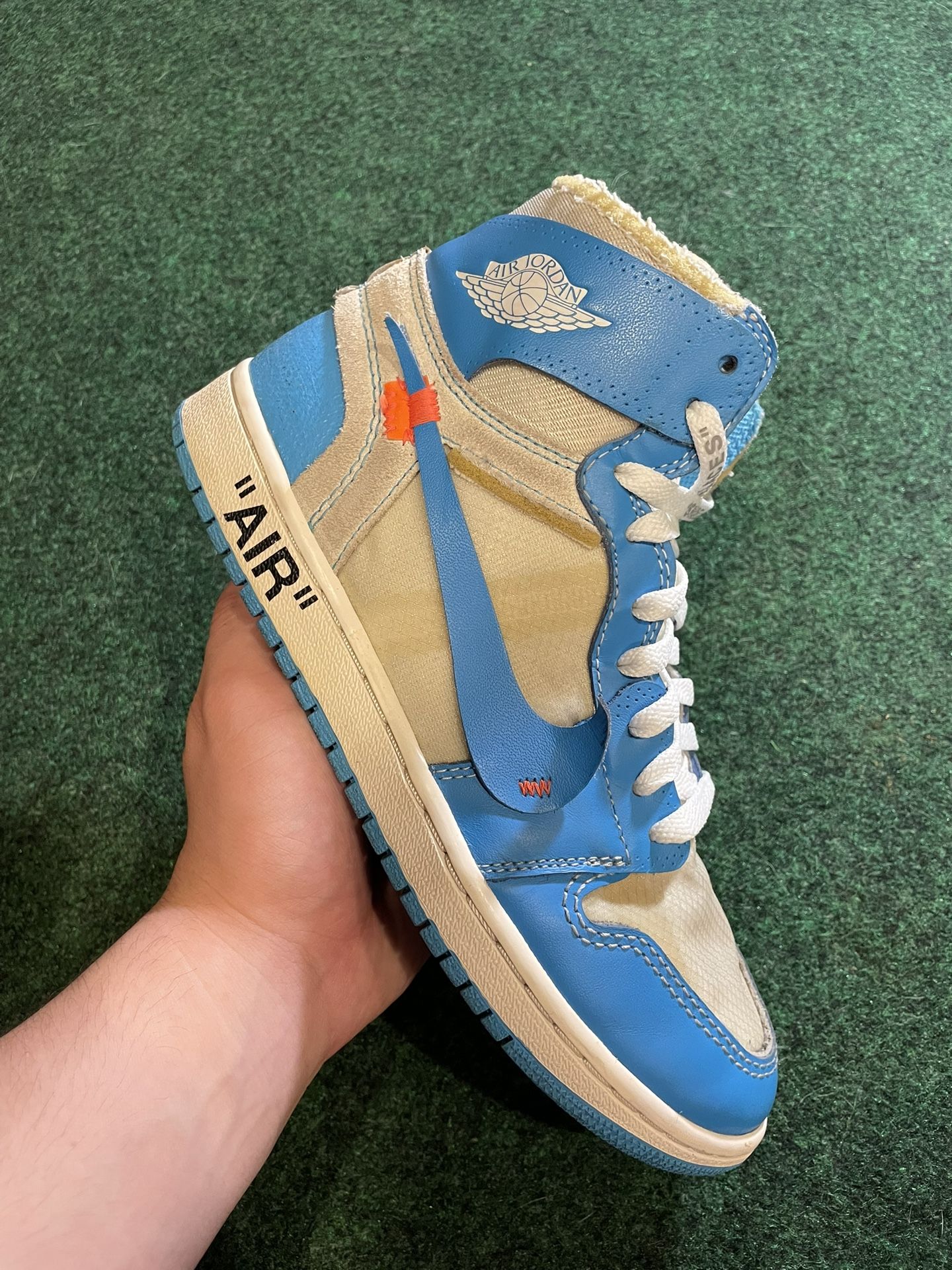 Size 7.5 - Jordan 1 Off White Unc