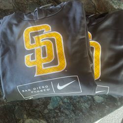 Set Of Nike Padres Hooded Sweatshirts Size Small And Large