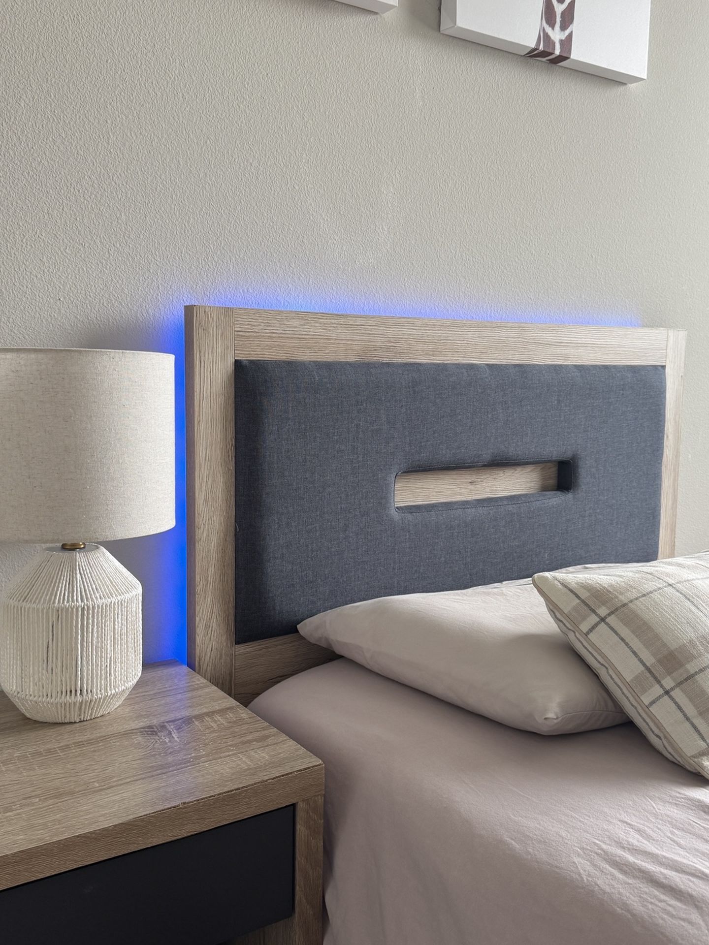 Twin Bed & Nightstand And Mattress